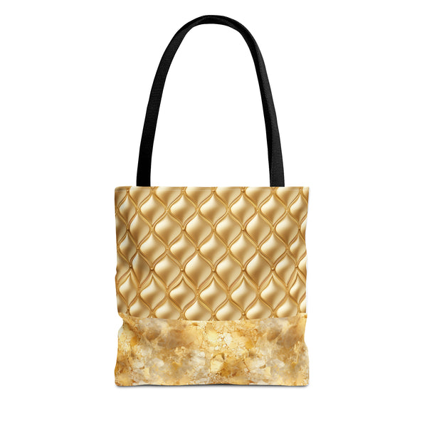 Gold Shimmer Reusable Tote Bag