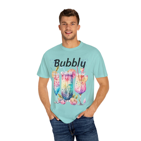 Bubbly Plus Size Woman Garment-Dyed T-shirt