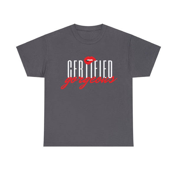 Certified Gorgeous Plus Size Women Heavy Cotton Tee