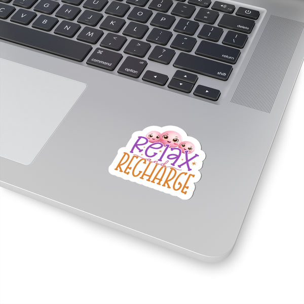 Relax And Recharge Kiss-Cut Stickers