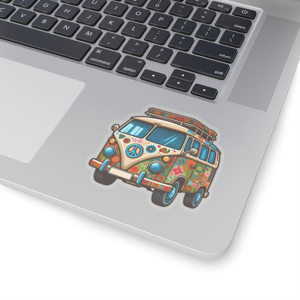 Hippie Van Kiss-Cut Stickers