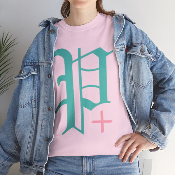 "Plus All Over" Plus Size Women Heavy Cotton Tee T-shirt