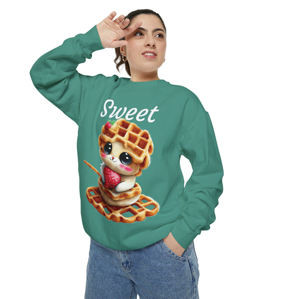 Sweet Unisex Garment-Dyed Sweatshirt