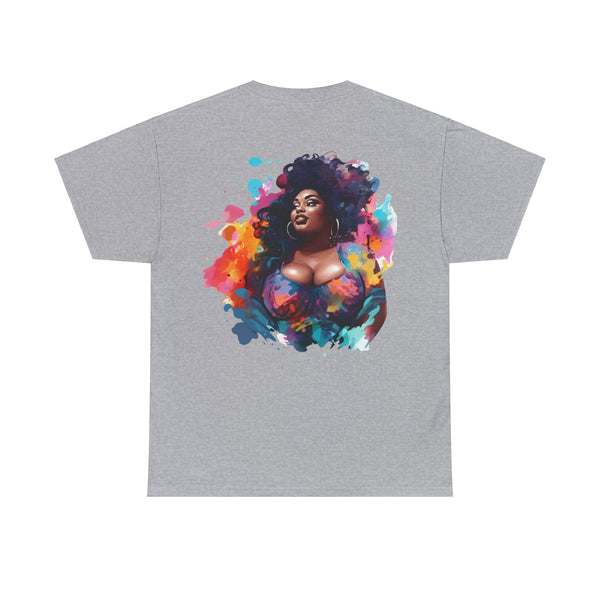 Anyone can Drive, Not handle Curves Plus Size Women Heavy Cotton Tee