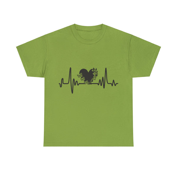 Love is Life Line Plus Size Women Heavy Cotton Tee