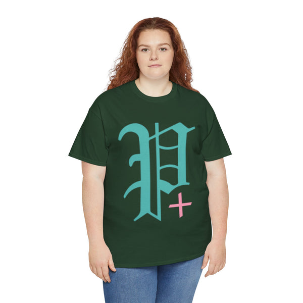 "Plus All Over" Plus Size Women Heavy Cotton Tee T-shirt