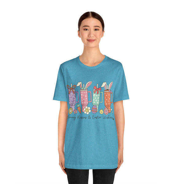 Happy Easter Plus Size Woman Jersey Short Sleeve Tee T-Shirt