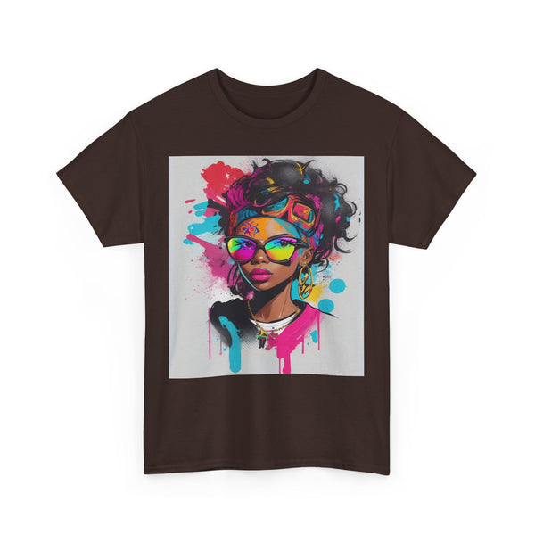 "Black Women" Woman Crewneck T-Shirt: Focus on the Good - Unisex Heavy Cotton Tee