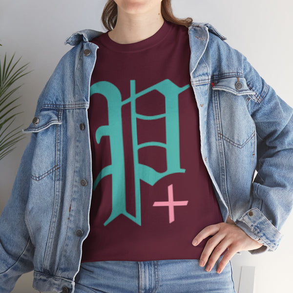 "Plus All Over" Plus Size Women Heavy Cotton Tee T-shirt