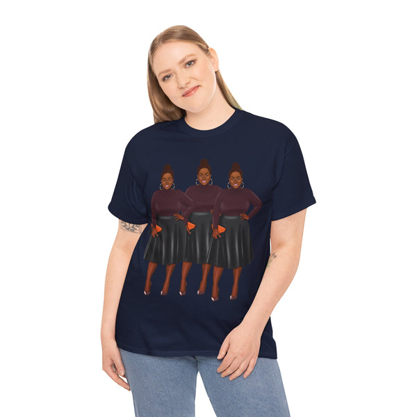 She is a Lady Plus Size Women Heavy Cotton Tee
