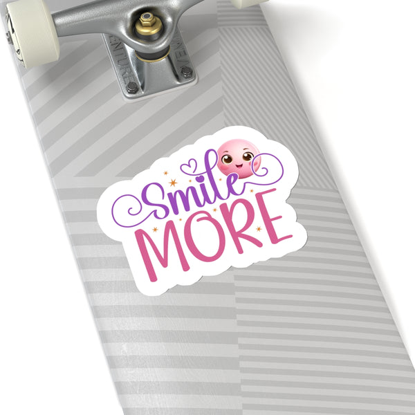 Smile More Kiss-Cut Stickers