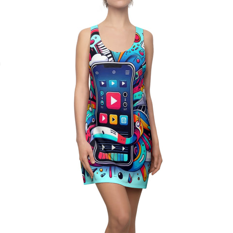 Digital Social Women's Cut & Sew Racerback Dress