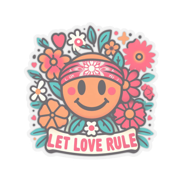 Let Love Rule Kiss-Cut Stickers
