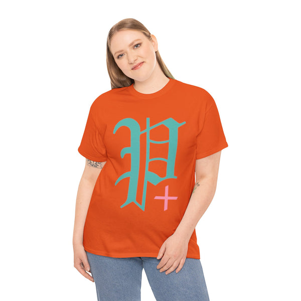 "Plus All Over" Plus Size Women Heavy Cotton Tee T-shirt