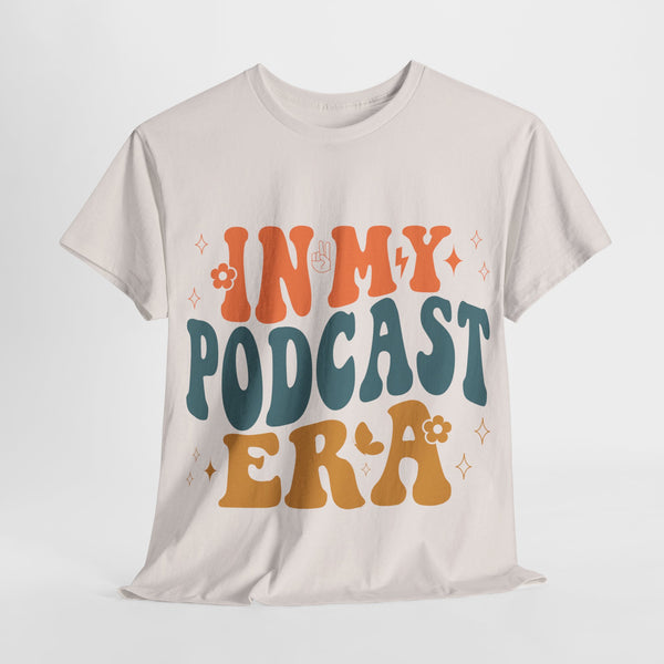 Im in my Podcast Era Plus Size Woman Heavy Cotton Tee