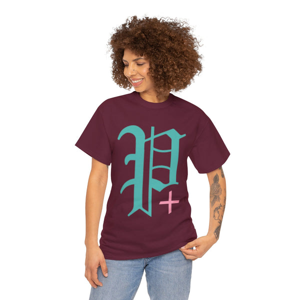 "Plus All Over" Plus Size Women Heavy Cotton Tee T-shirt