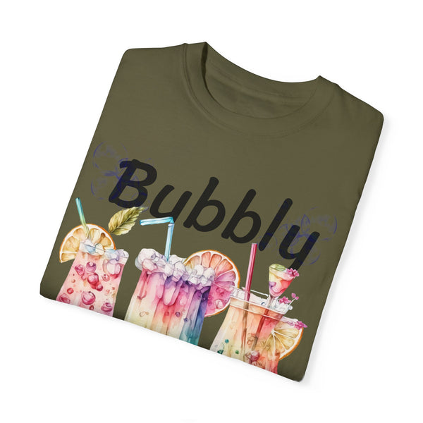 Bubbly Plus Size Woman Garment-Dyed T-shirt