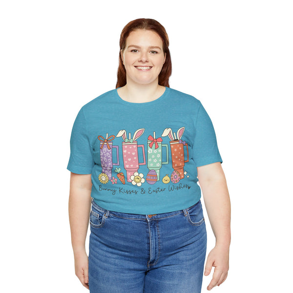 Happy Easter Plus Size Woman Jersey Short Sleeve Tee T-Shirt