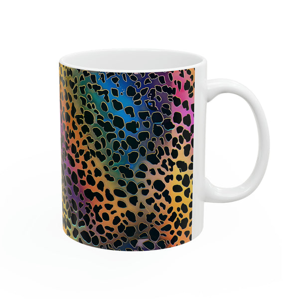 Cheeta Ceramic Mug, 11oz