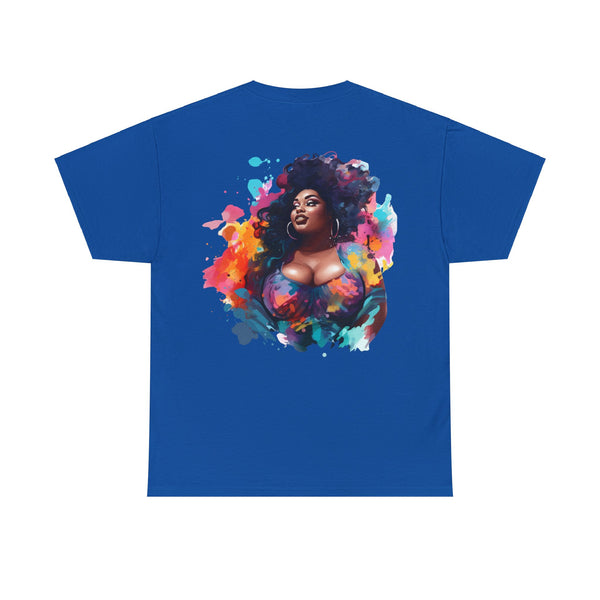 Anyone can Drive, Not handle Curves Plus Size Women Heavy Cotton Tee