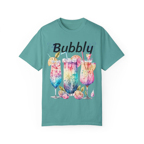 Bubbly Plus Size Woman Garment-Dyed T-shirt