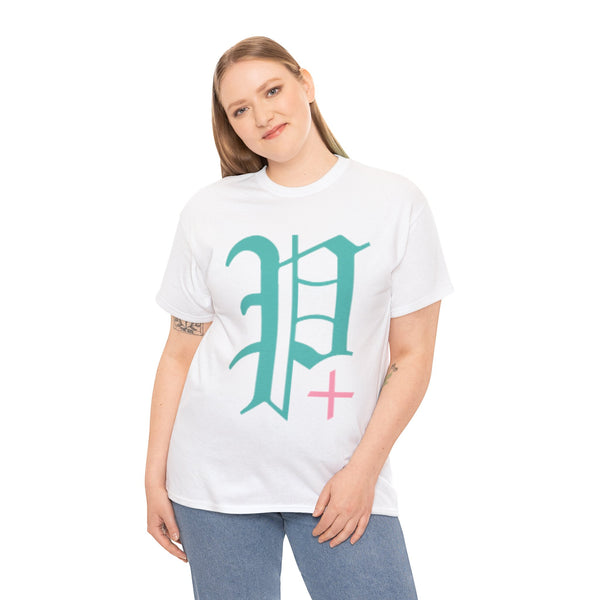 "Plus All Over" Plus Size Women Heavy Cotton Tee T-shirt