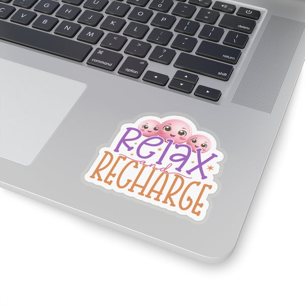 Relax And Recharge Kiss-Cut Stickers