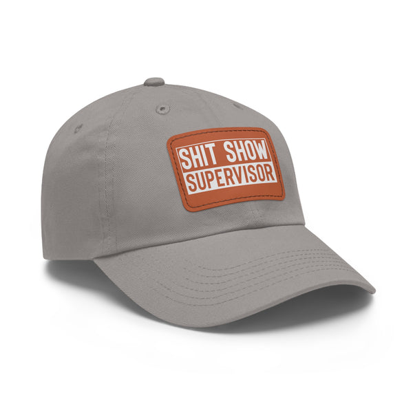 Sh*t Show Supervisor Ladies Hat with Leather Patch