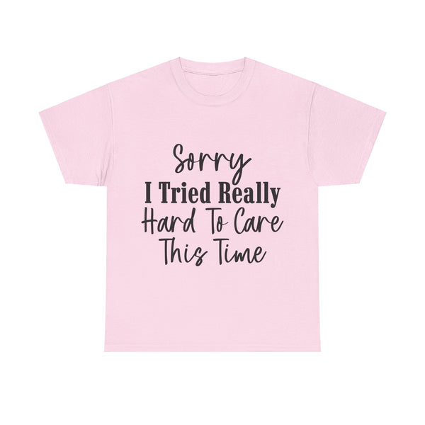 "Funny Saying" Plus Size Women Heavy Cotton Tee T-Shirt