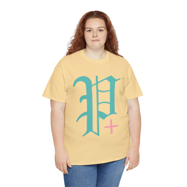 "Plus All Over" Plus Size Women Heavy Cotton Tee T-shirt