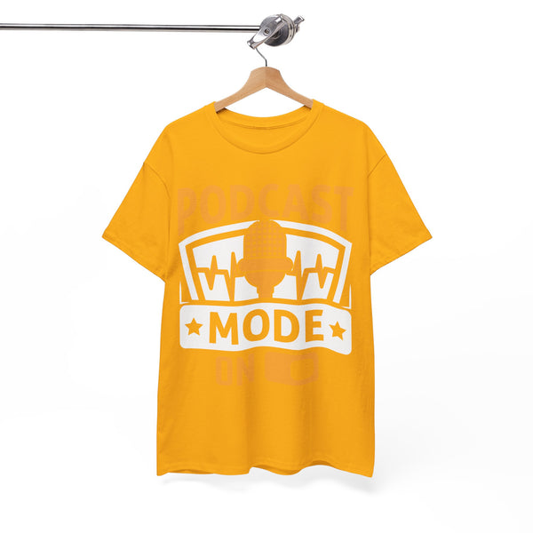 Podcast Mode On Plus Size Woman Heavy Cotton Tee