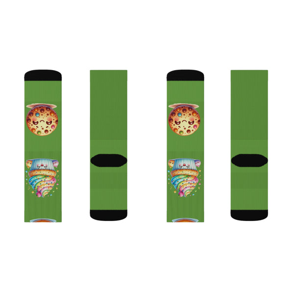 Kawaii Sweets Food Sublimation Woman Socks