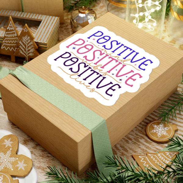 Positive Kiss-Cut Stickers