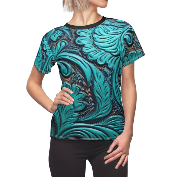 Teal Women's Cut & Sew Tee