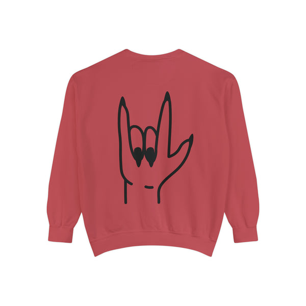 Sweet Unisex Garment-Dyed Sweatshirt