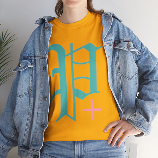 "Plus All Over" Plus Size Women Heavy Cotton Tee T-shirt