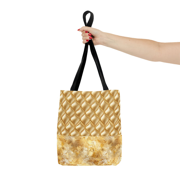 Gold Shimmer Reusable Tote Bag
