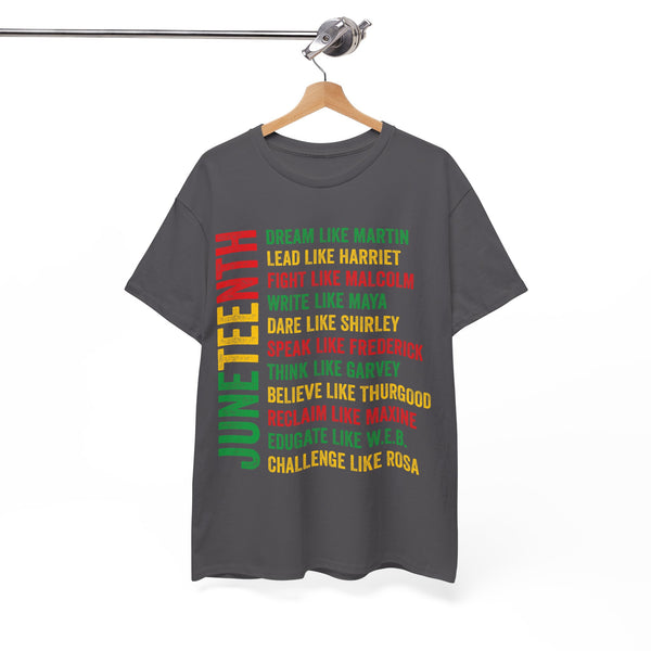 Juneteenth Plus Size Woman Heavy Cotton Tee