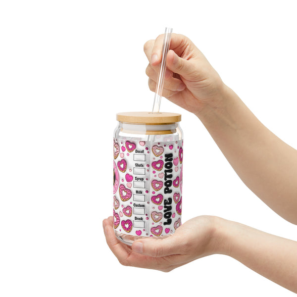 Love Potion Sipper Glass, 16oz