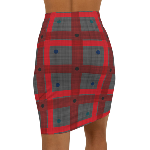 Women's Mid-Waist Pencil Skirt