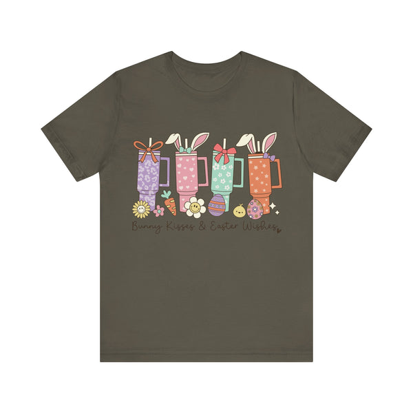Happy Easter Plus Size Woman Jersey Short Sleeve Tee T-Shirt
