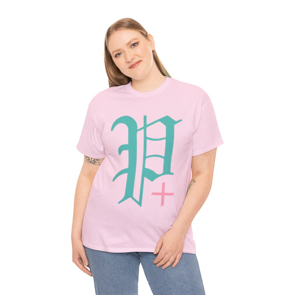 "Plus All Over" Plus Size Women Heavy Cotton Tee T-shirt
