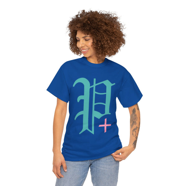 "Plus All Over" Plus Size Women Heavy Cotton Tee T-shirt