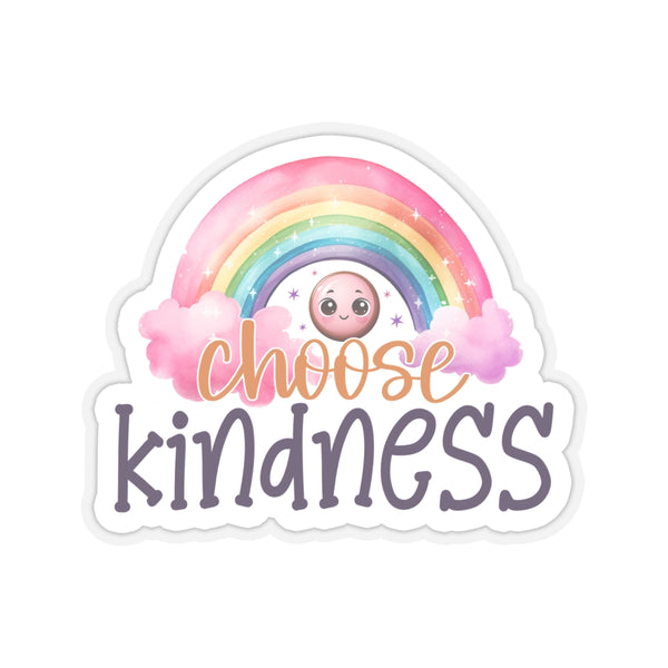 Choose Kindness Kiss-Cut Stickers