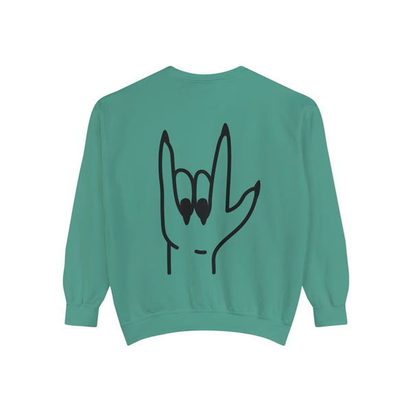 Sweet Unisex Garment-Dyed Sweatshirt