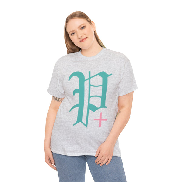 "Plus All Over" Plus Size Women Heavy Cotton Tee T-shirt