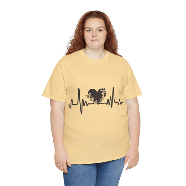 Love is Life Line Plus Size Women Heavy Cotton Tee