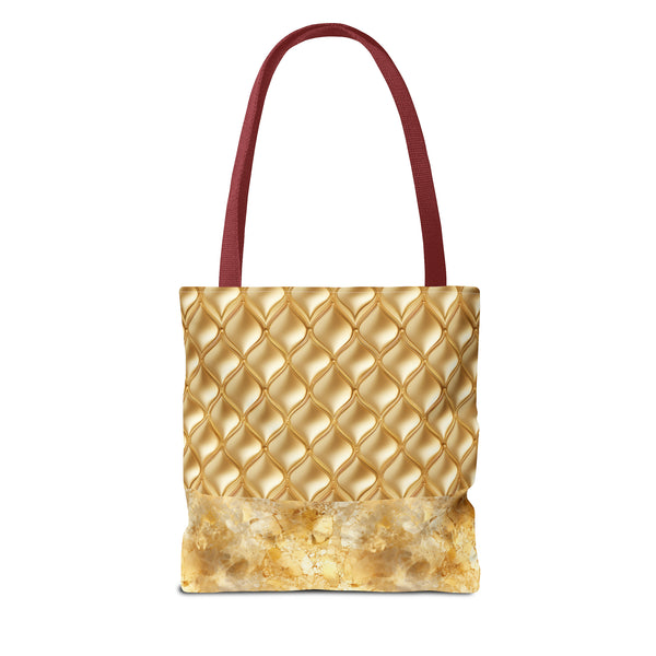 Gold Shimmer Reusable Tote Bag