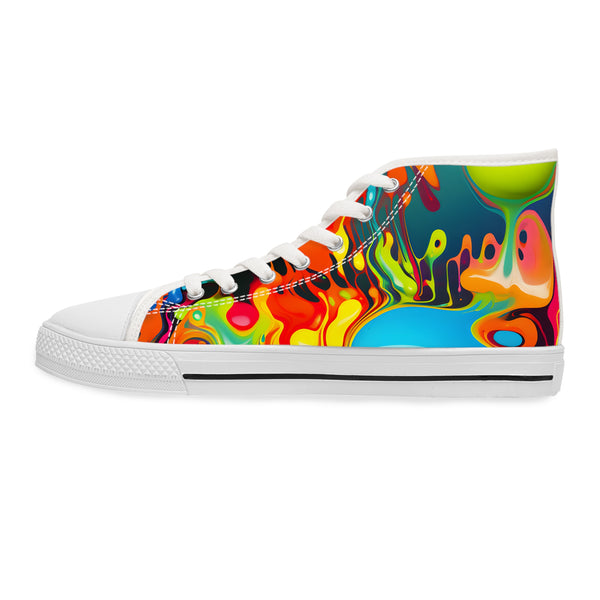 Graffiti Women's High Top Sneakers