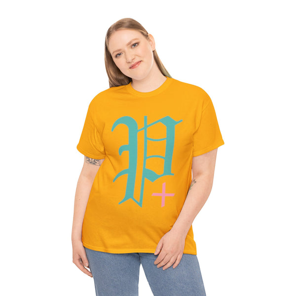 "Plus All Over" Plus Size Women Heavy Cotton Tee T-shirt